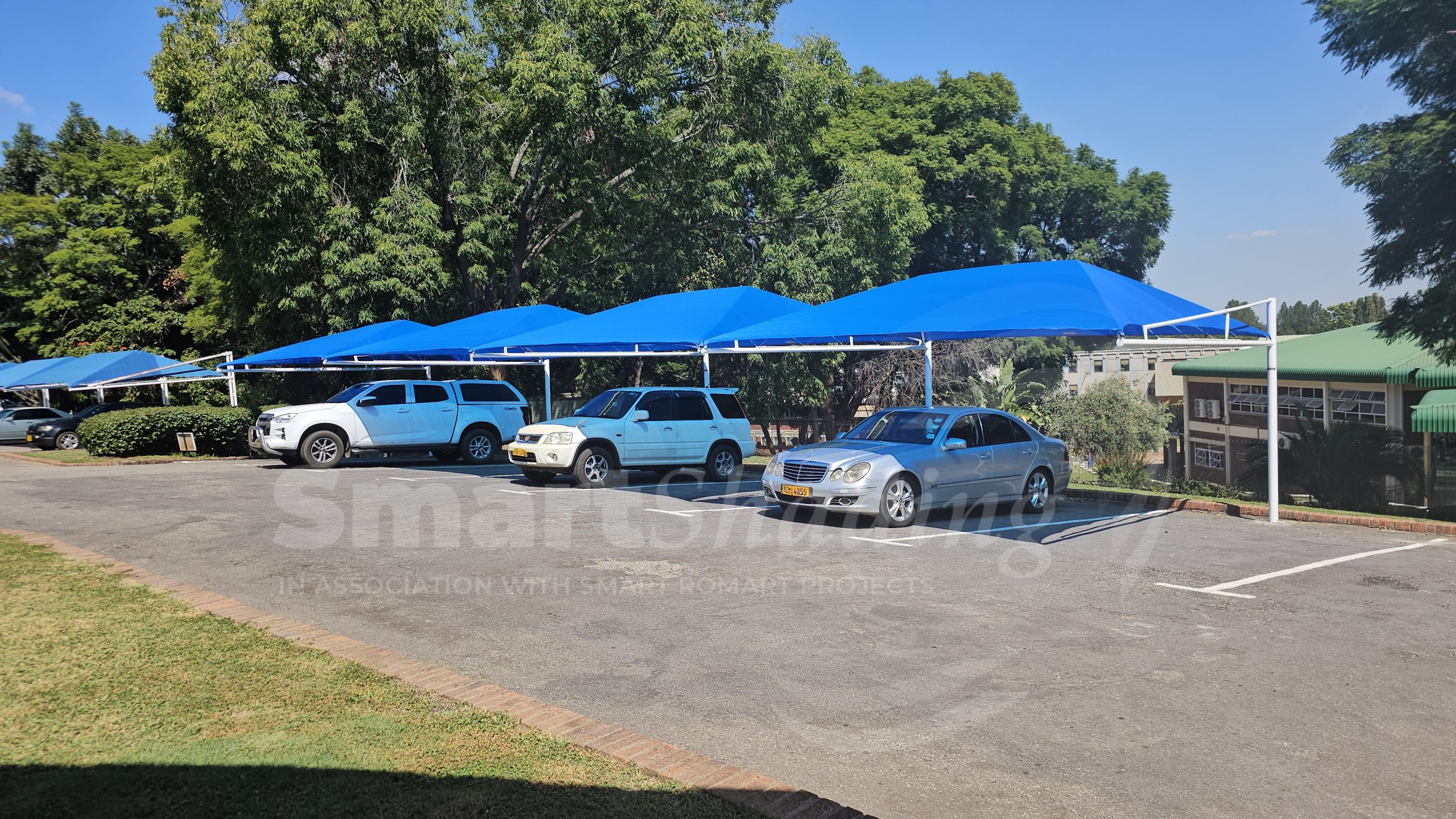 University of Zimbabwe (Support Services Section)- Pyramid Carports Bay Installation